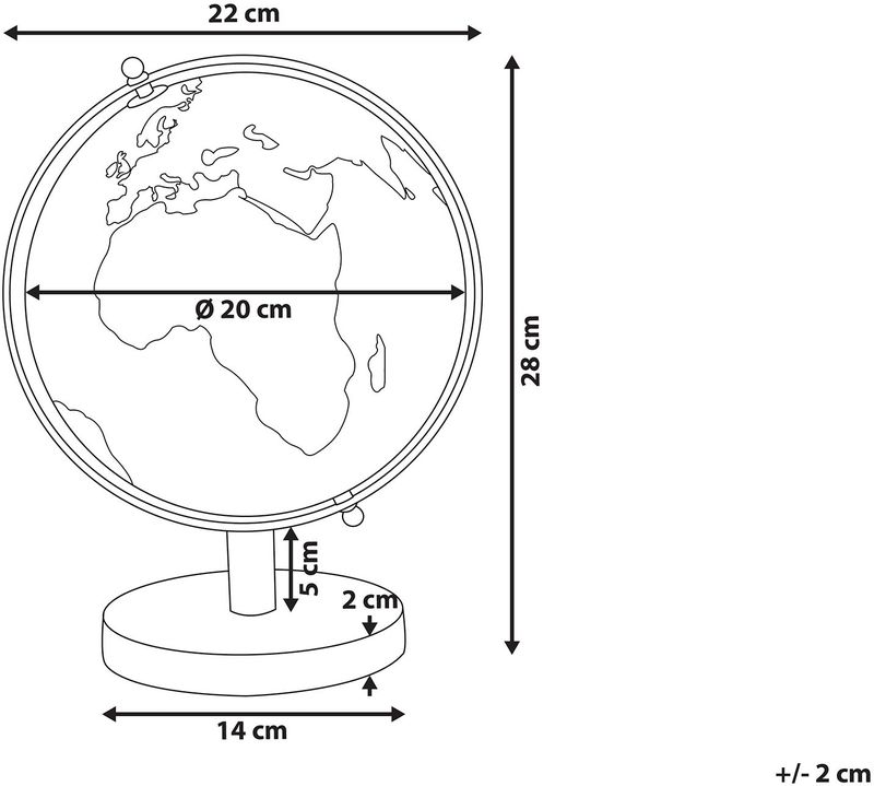 Beliani CABOT - Globe - Zwart - Kunststof