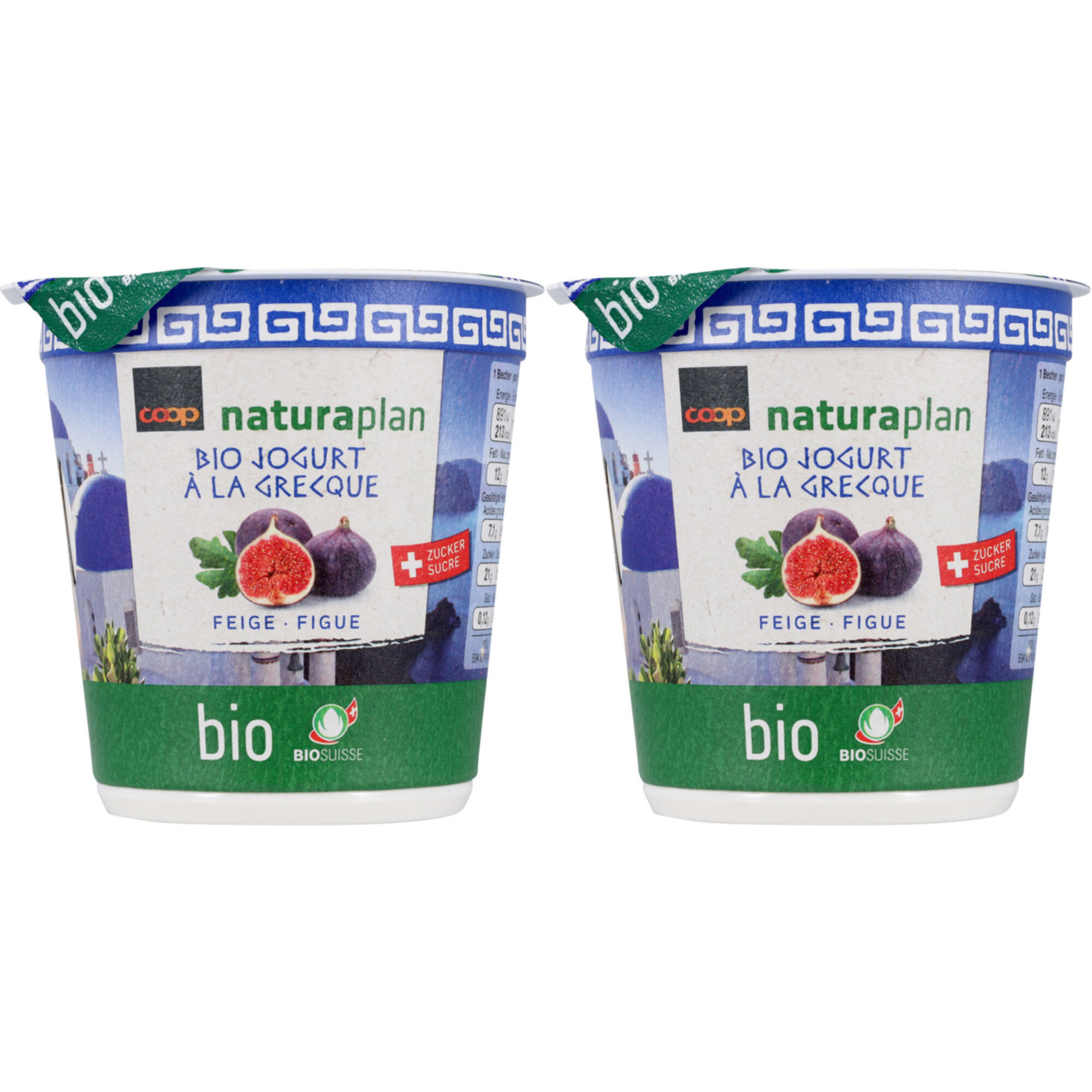Naturaplan Bio Joghurt à la grecque Feigen 2x150g