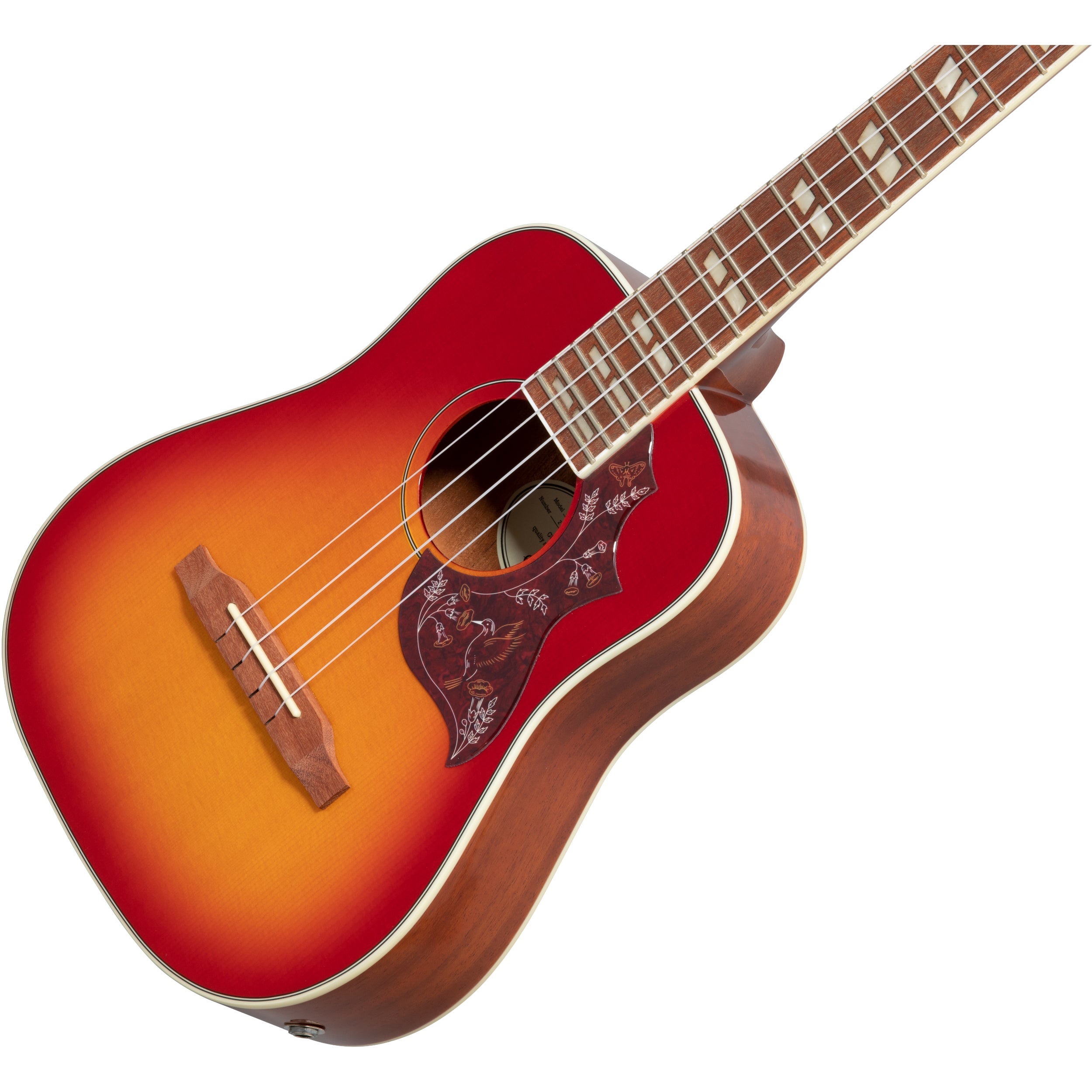 Epiphone Hummingbird Studio Ukulele Tenor Faded Cherry Burst