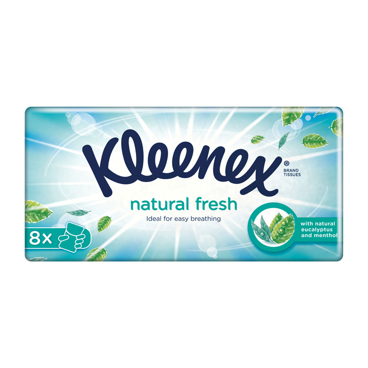 Kleenex Natural fresh Zakdoekjes 8 stuks
