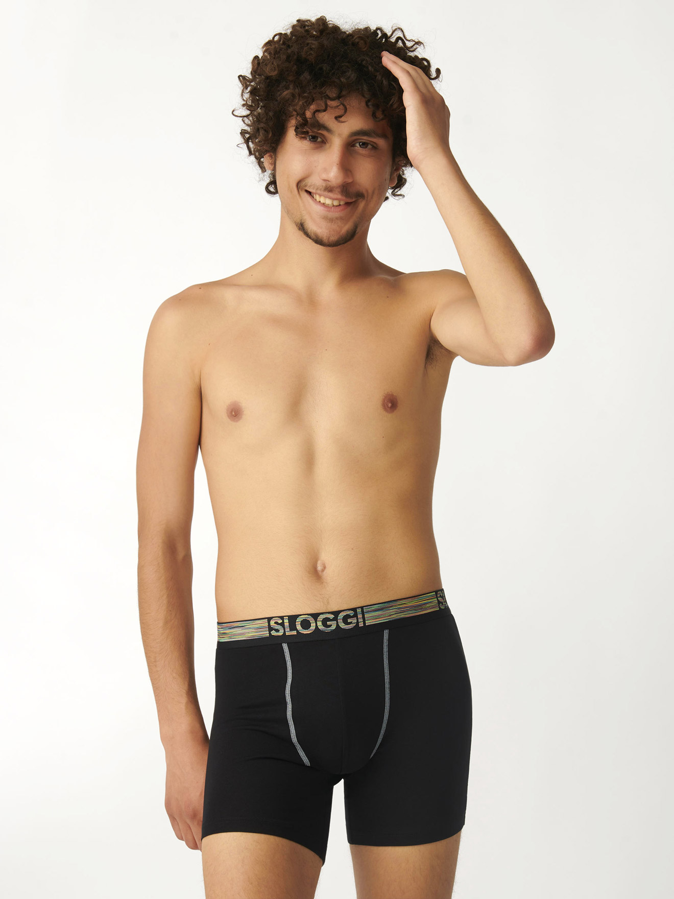 Lot de 2 boxers longs GO ABC Natural