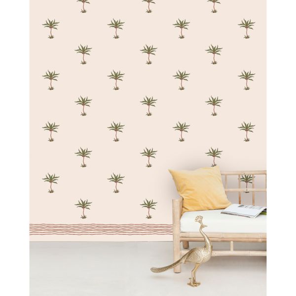 Creative Lab Amsterdam Subtle Palms Behang 200 x 280 cm