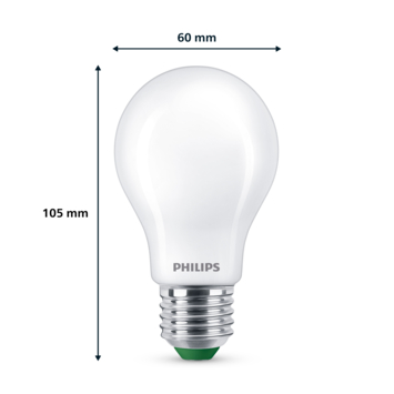 Philips greenlabel LED 60W E27 peer 4000K frosted