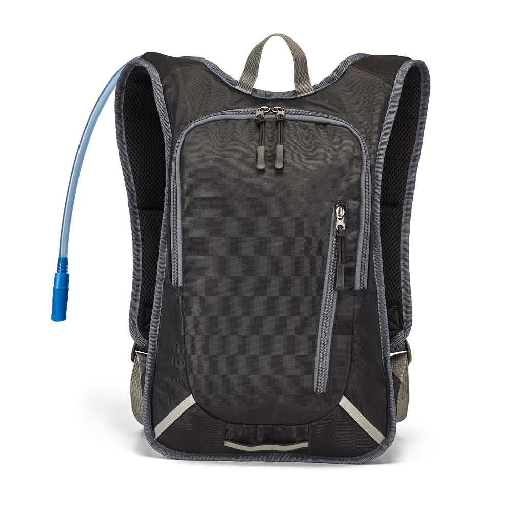 hi!dea 92628 - Sac à dos de sport 420D avec réservoir d'eau 2 L