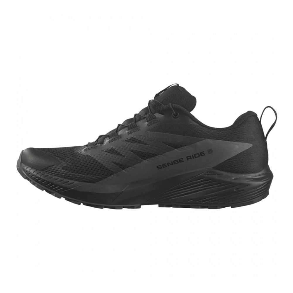 Salomon SENSE RIDE 5 GTX - Chaussures trail Homme black/magnet/black