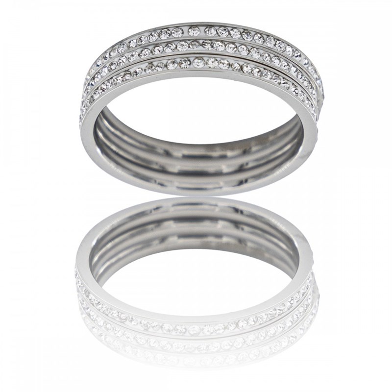 Trio de Bagues Strass Femme BALA