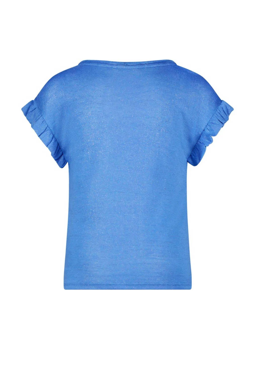 Like Flo metallic T-shirt hemelsblauw metallic
