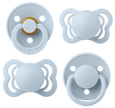 BIBS Smokk Try-it Collection 4-pack, Baby Blue