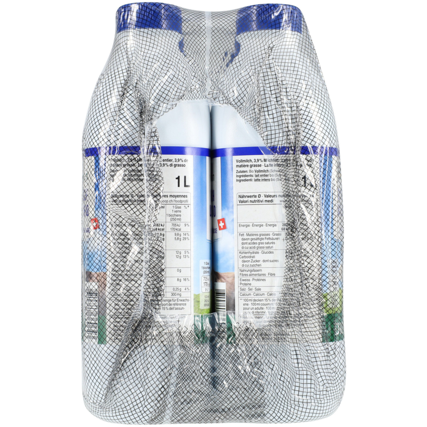 Naturaplan Bio Vollmilch 3,9% Milchfett UHT 6x1l -