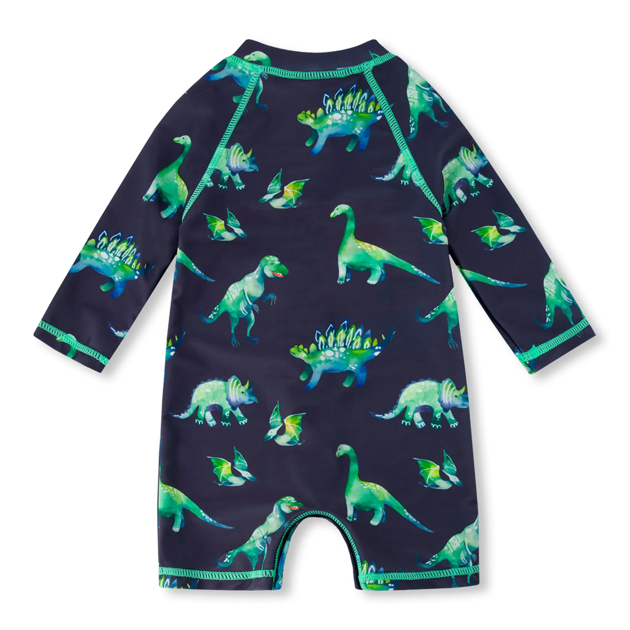 Deux par Deux Maillot UV Une Pièce Dinos 3-24mois