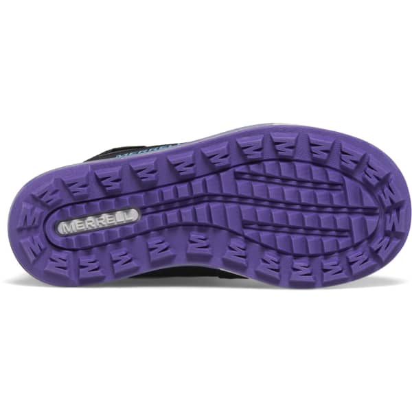 Après ski MERRELL SNOW BANK 4.0 WP JR BLACK/PURPLE/TURQUOISE
