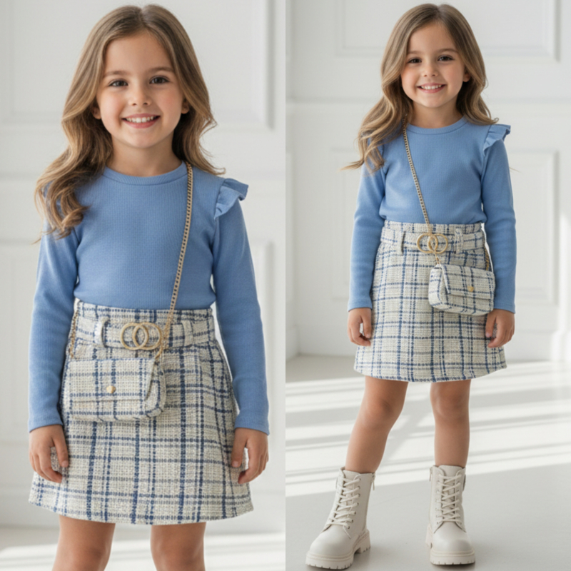 Belle dress - blue