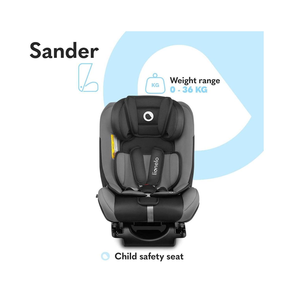 Siège-auto Bébé Sander Gris
