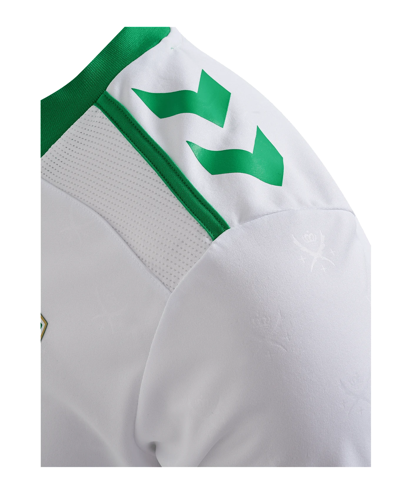 Hummel AS St. Etienne Trikot Away 2024/2025 Kids Weiss F9001