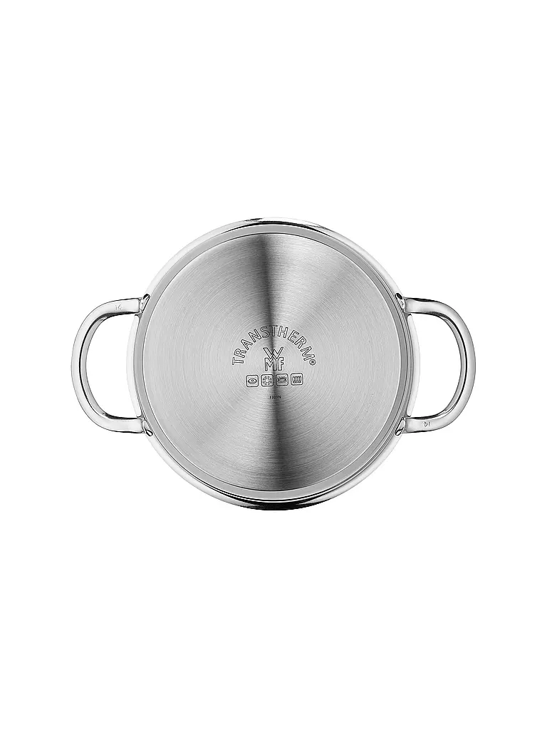 WMF Mini Fleischtopf mit Deckel 14cm silber