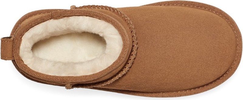 UGG - Classic Ultra Mini Platform - Enkellaarsjes - Zwart - Suède
