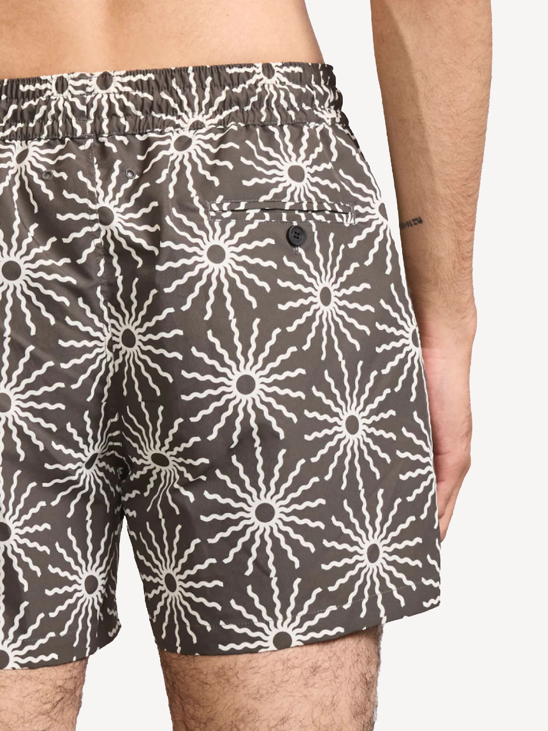 Brown O Sol Print - Frescobol Carioca Rio Zwembroek