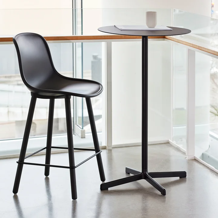 HAY - Neu12 Barhocker, Eiche / cremeweiss (Sitzhöhe: 75 cm)