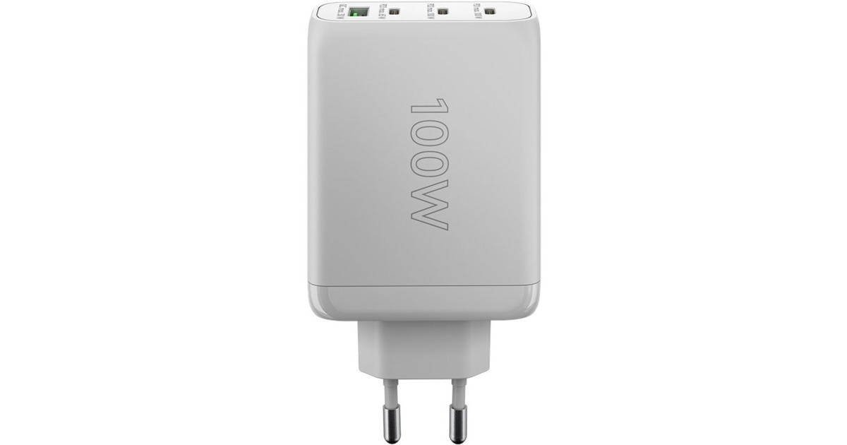 goobayUSB-C PD Multiport Quick Charger (100 W)  (Wit)