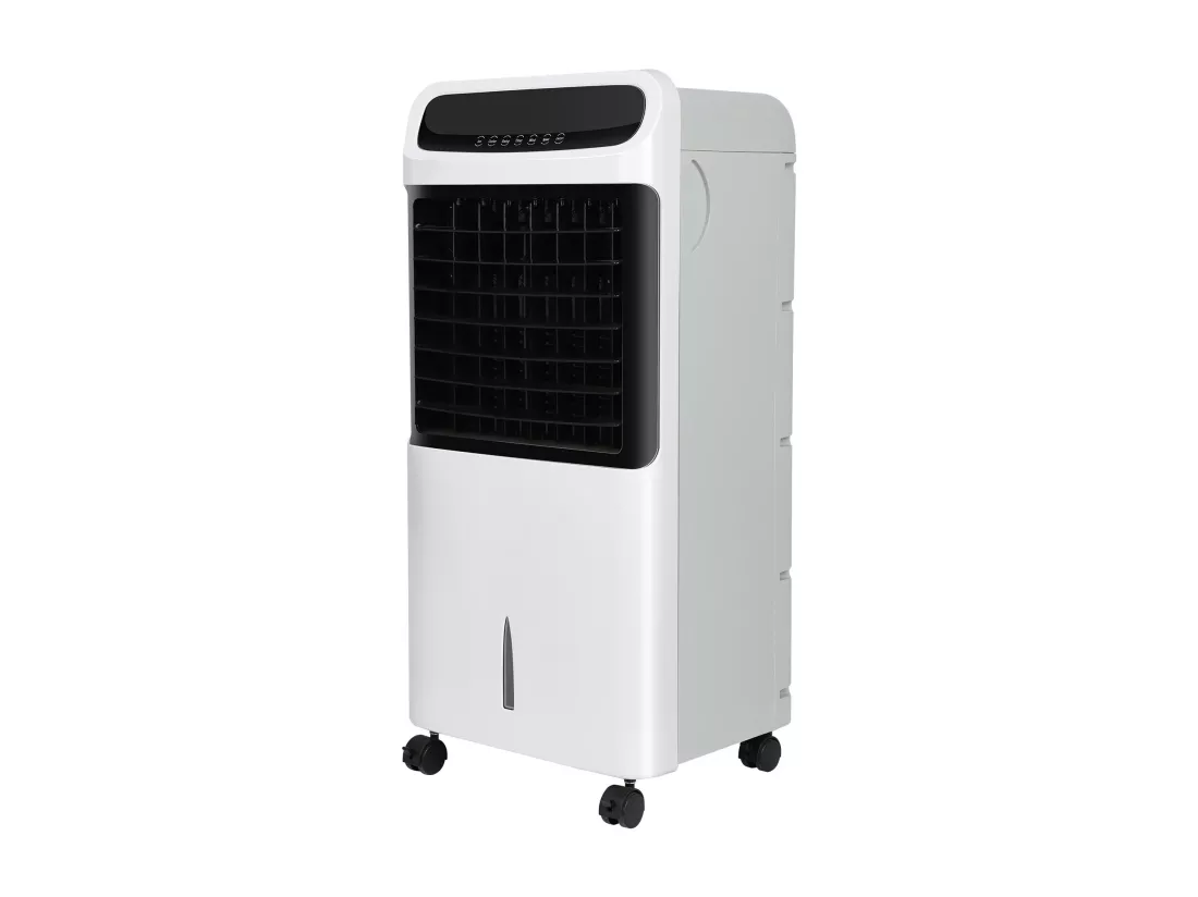 Rafraîchisseur d’Air, Humidificateur, Ventilateur, Minuterie 12 heures, Refroidisseur, Télécommande