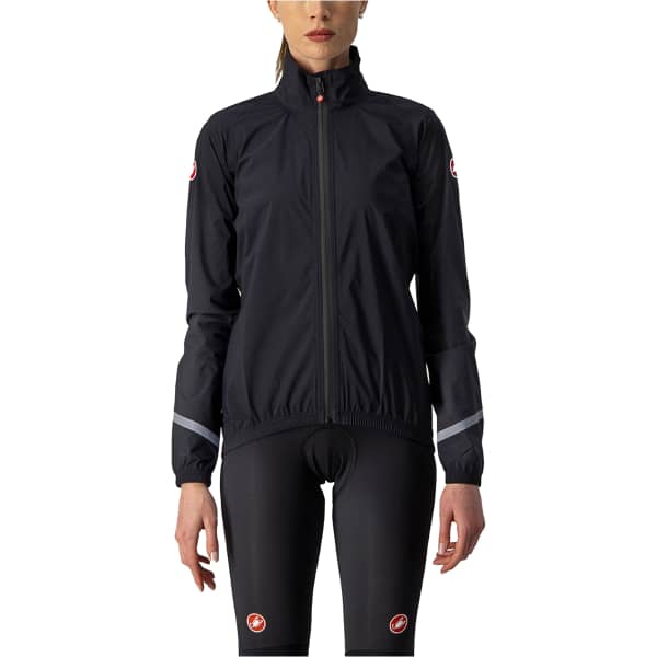 Veste vélo CASTELLI VESTE EMERGENCY 2 RAIN W LIGHT BLACK