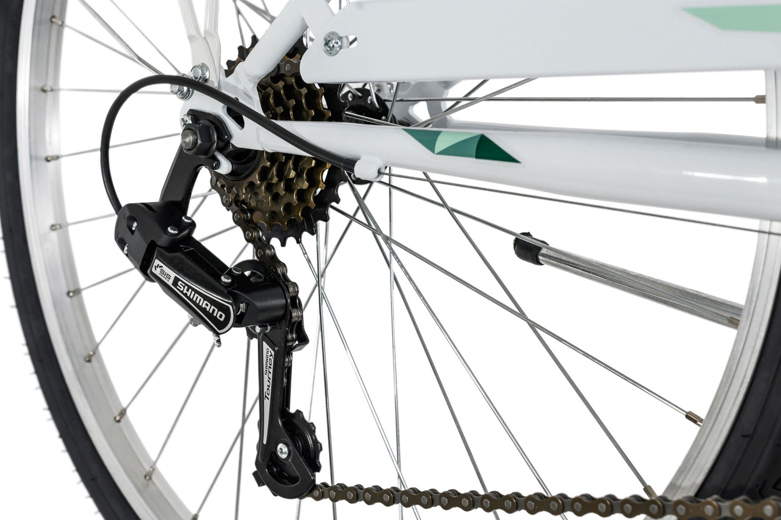 KS Cycling Damenfahrrad Toscana 26'' - weiß - 41 cm Rahmenhöhe