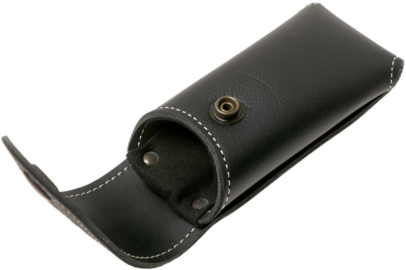 LionSteel 900FDV1 PL riemetui groot, zwart leer
