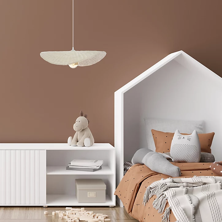 Suspension en rotin Padang E27 IP20 Lussiol ⌀58cm