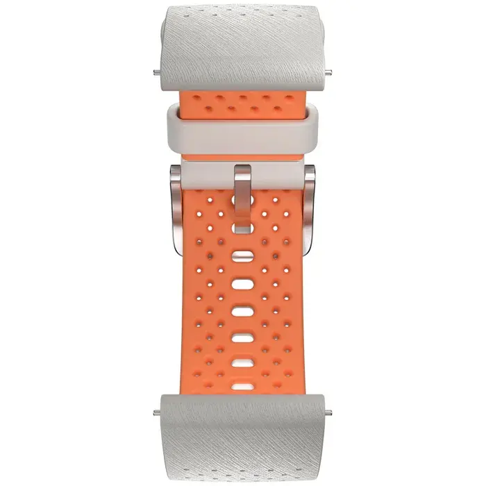 Polar Polsband Grit/Vantage 22mm Siliconen Grijs S-L