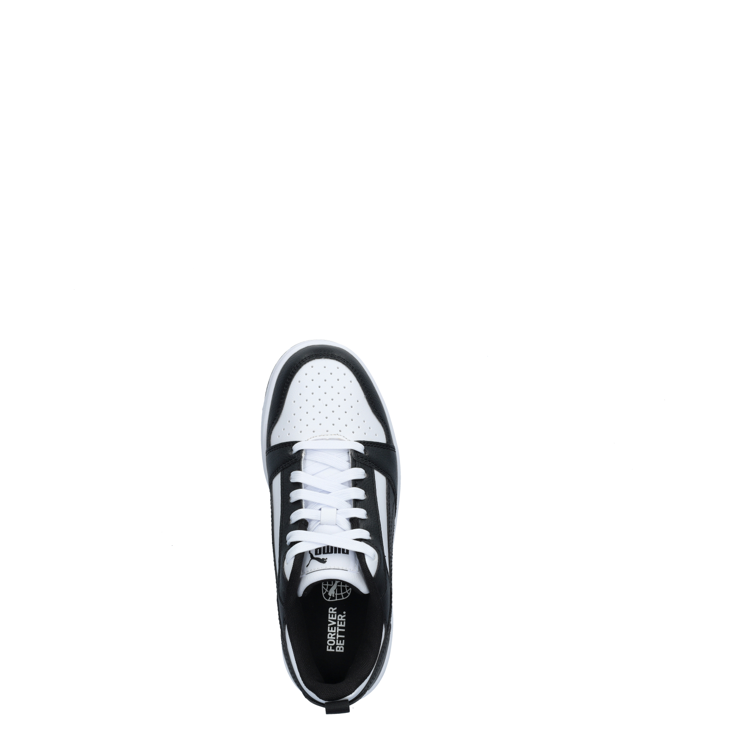 Rebound V6 Low jongens sneaker Puma Zwart