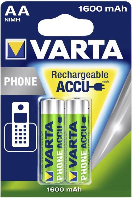VARTA T399 - AA Batterij - 1600 mAh - NiMH - Set van 2 Stuks
