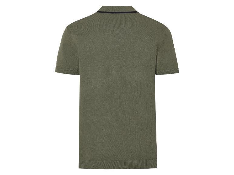 Gebreid heren poloshirt