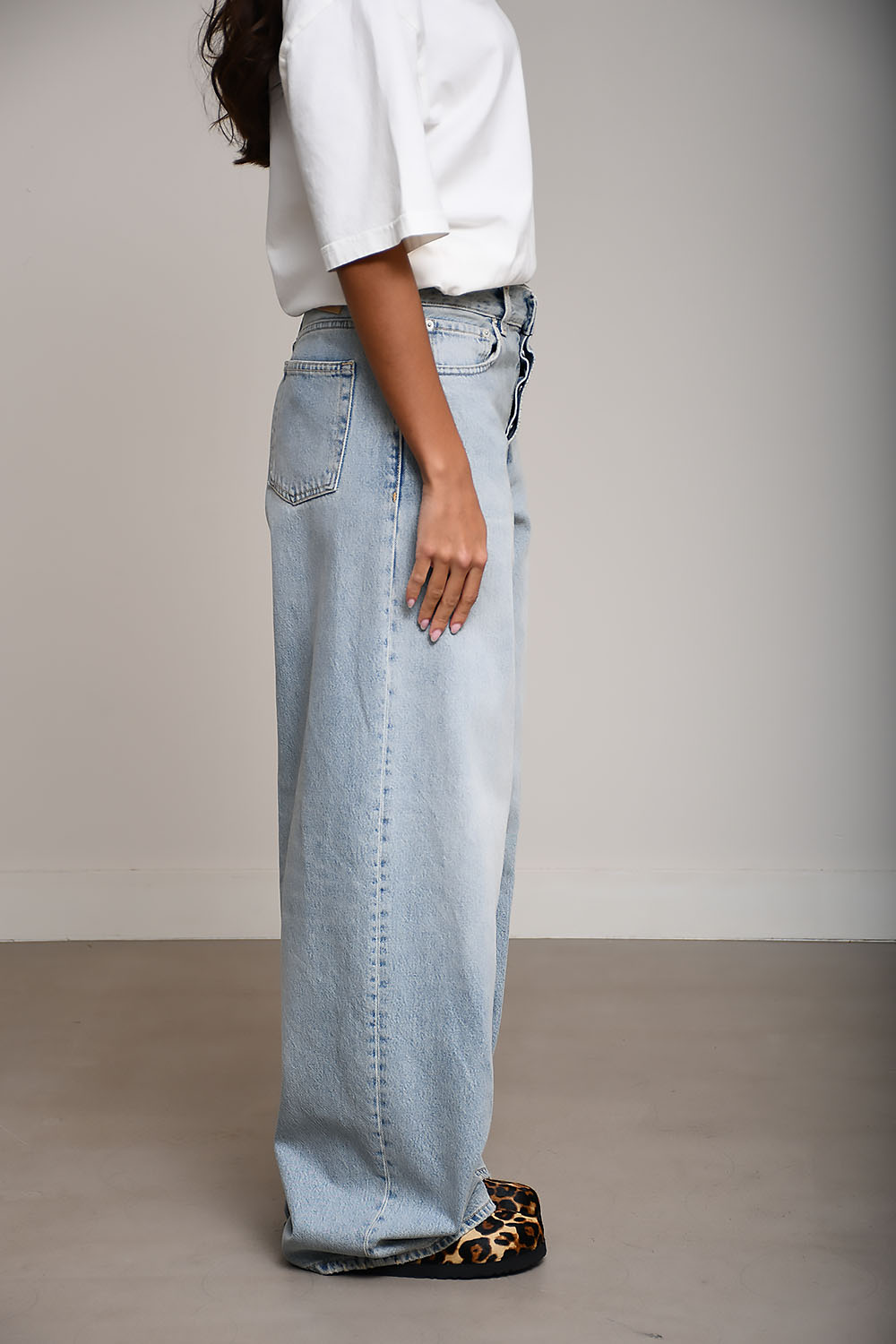 Bethany denim wide leg jeans