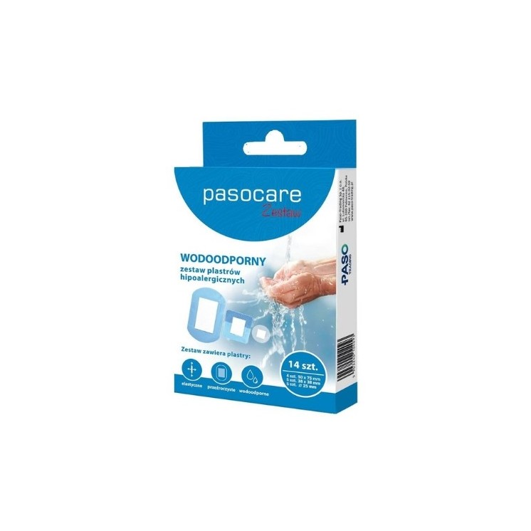 Pasocare Set mit 14 hypoallergenen w Pflastern