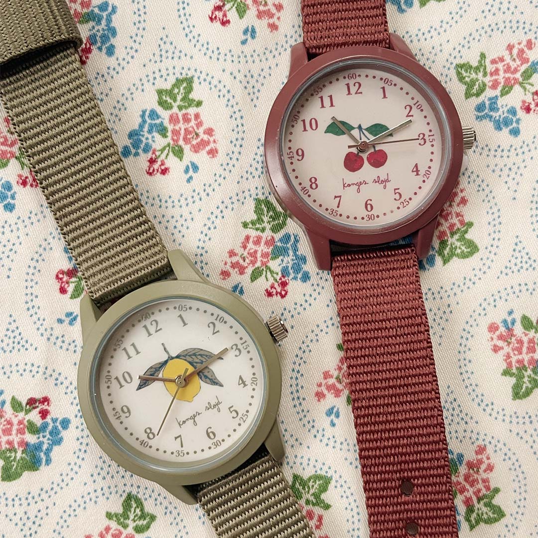 konges sløjd kinderhorloge - cherry