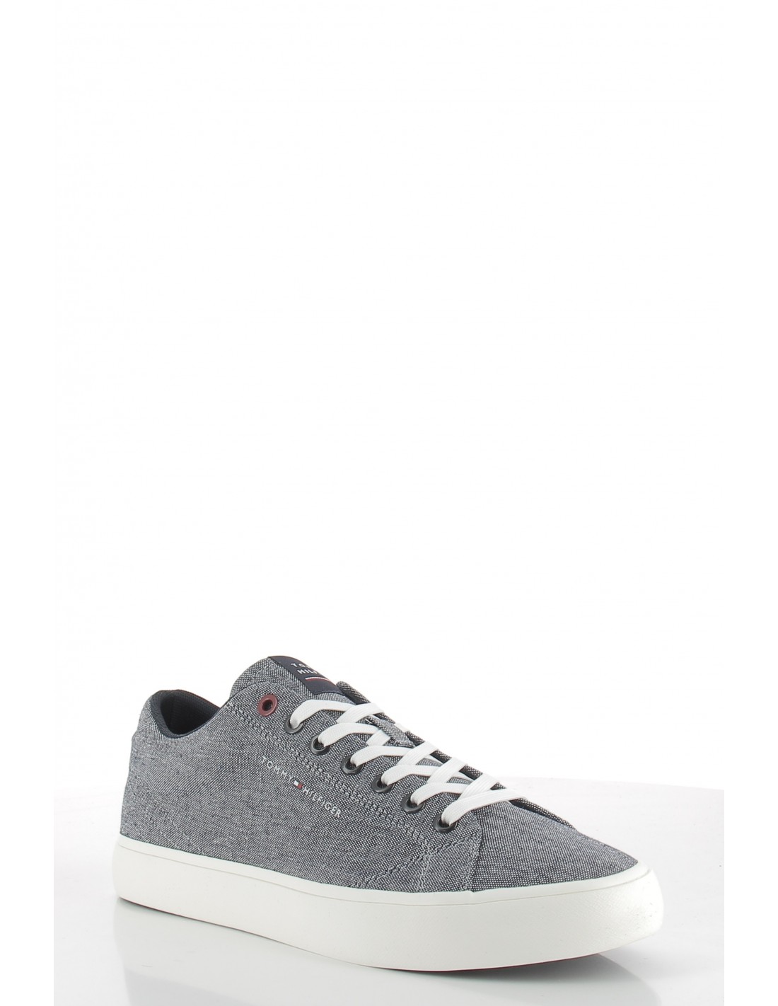 tommy hilfiger baskets de ville homme th hi vulc core low bleu