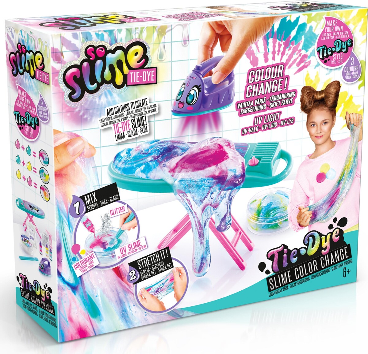 So Slime - Tie Dye Strygejern Og Strygebræt