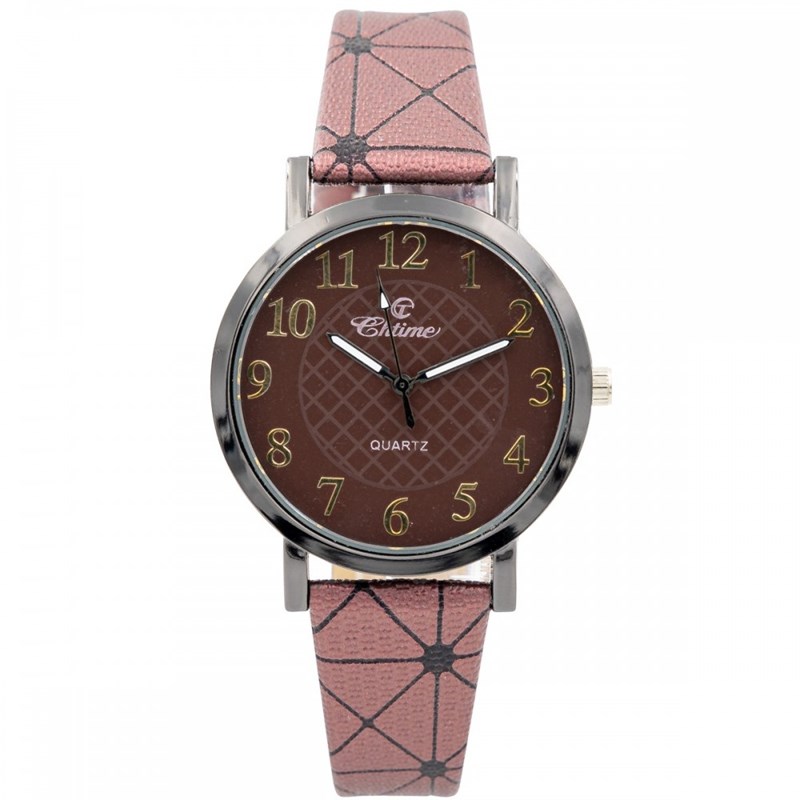 Montre Femme CHTIME bracelet Cuir Marron