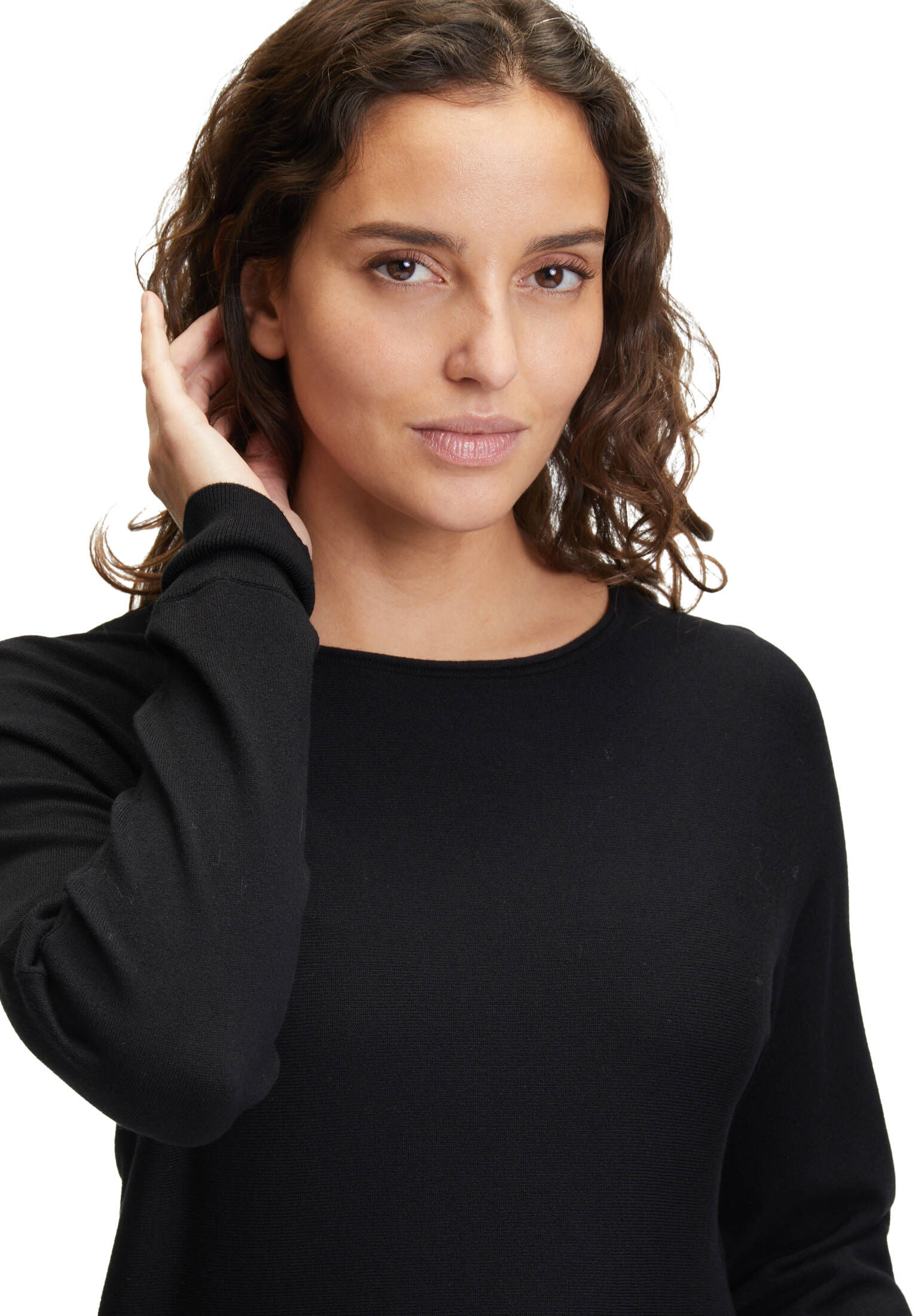 Betty & Co| Damen Feinstrickpullover mit U-Boot-Ausschnitt