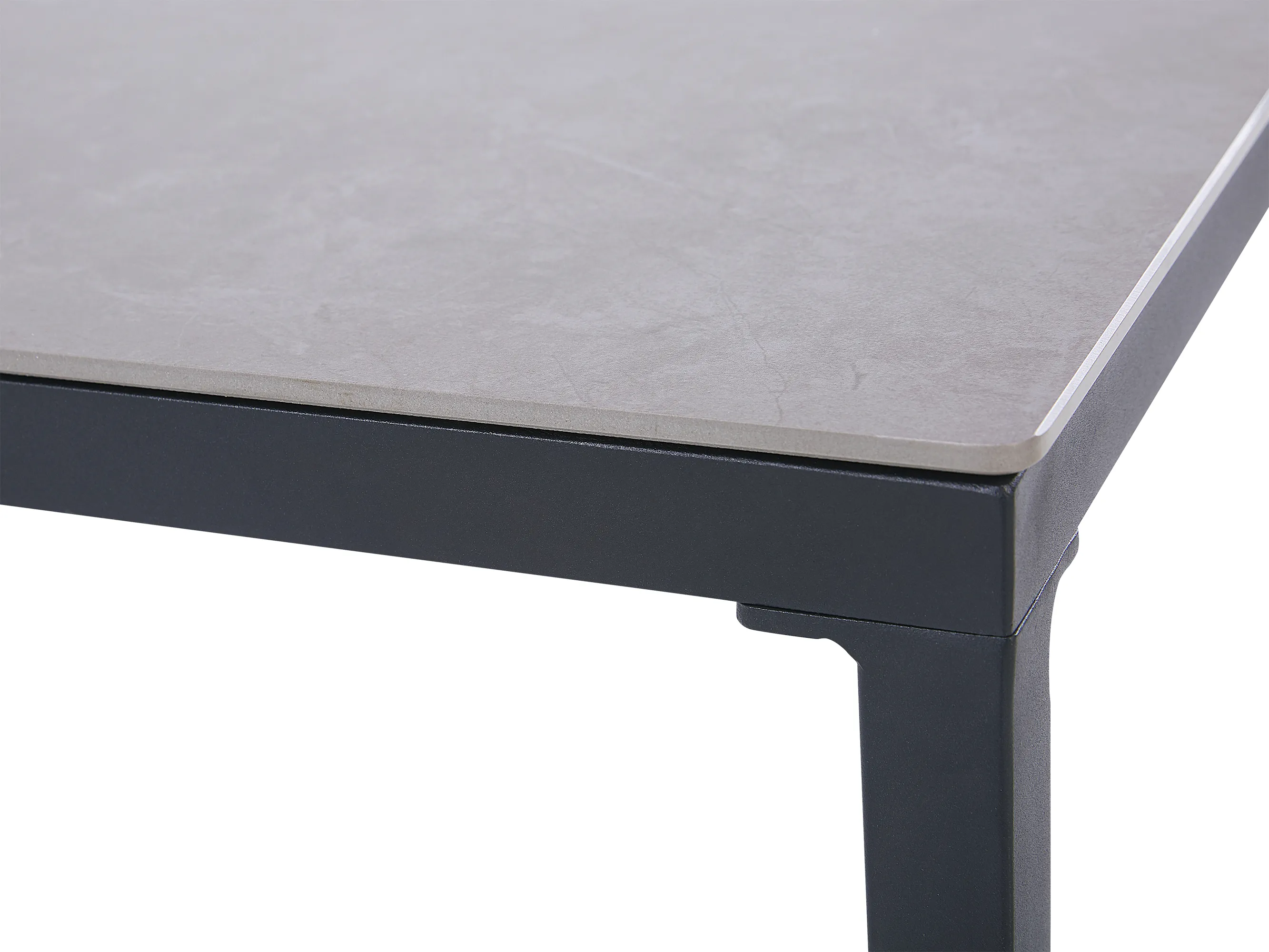 Loungeset met tafel 4-zits SCIACCA Metaal Grijs