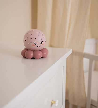 Cloud-B Natlampe - Twinkles To Go Octo - Pastel Pink