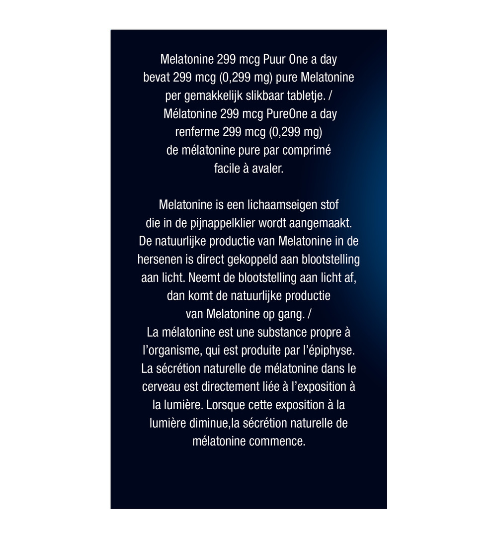 Lucovitaal Melatonine Puur 299mcg (500 tabletten)