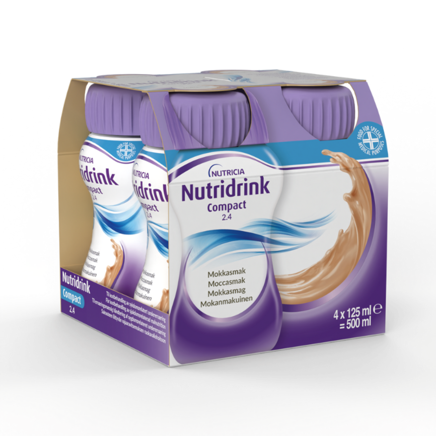 Nutridrink Compact kaffe 4x125 ml