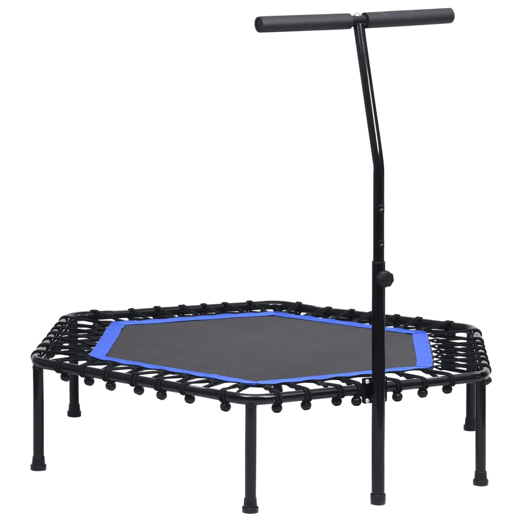 Cama elástica hexagonal Vidaxl de 122 cm com alça