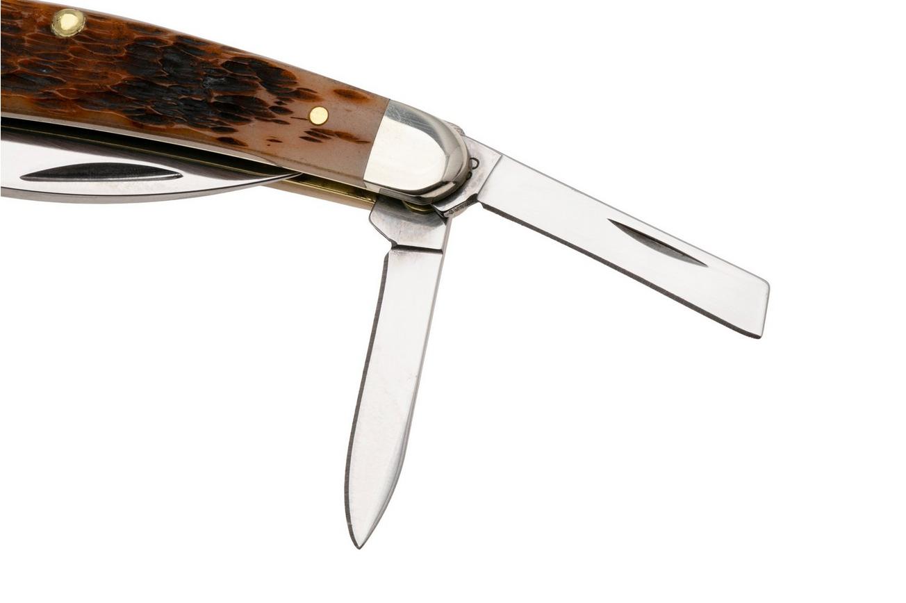 Case Seahorse Whittler Amber Bone, Peach Seed Jig, 30094, 6355WH CS zakmes