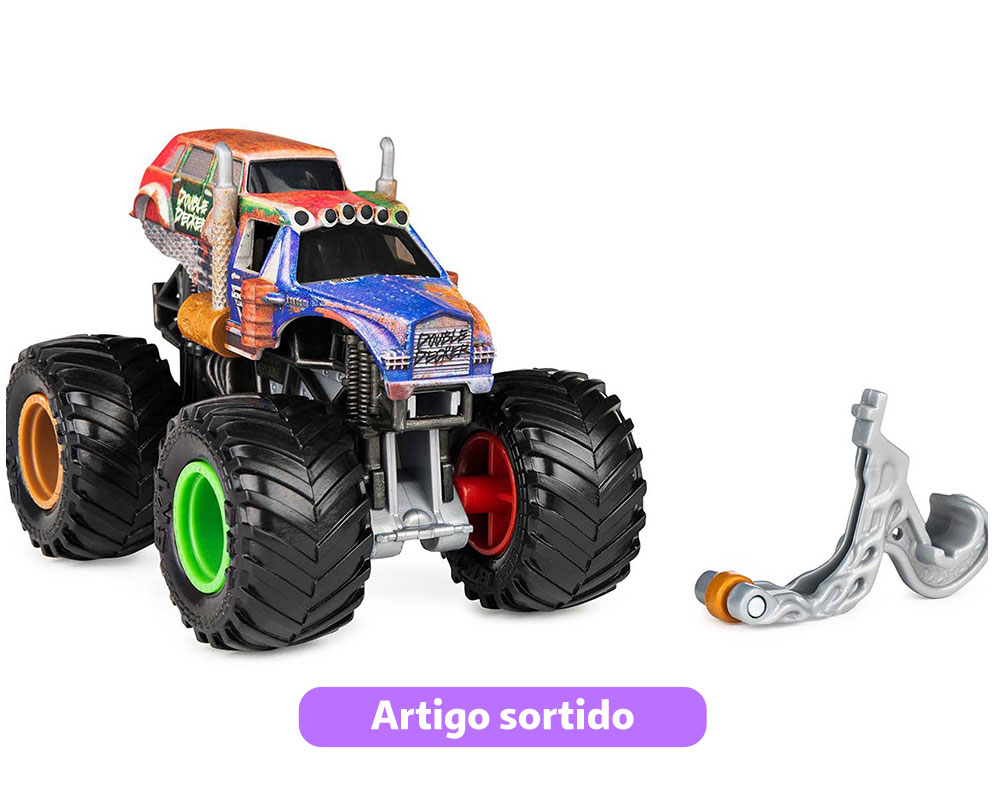 VEÍCULOS 1:64 MONSTER JAM MODELOS SORTIDOS
