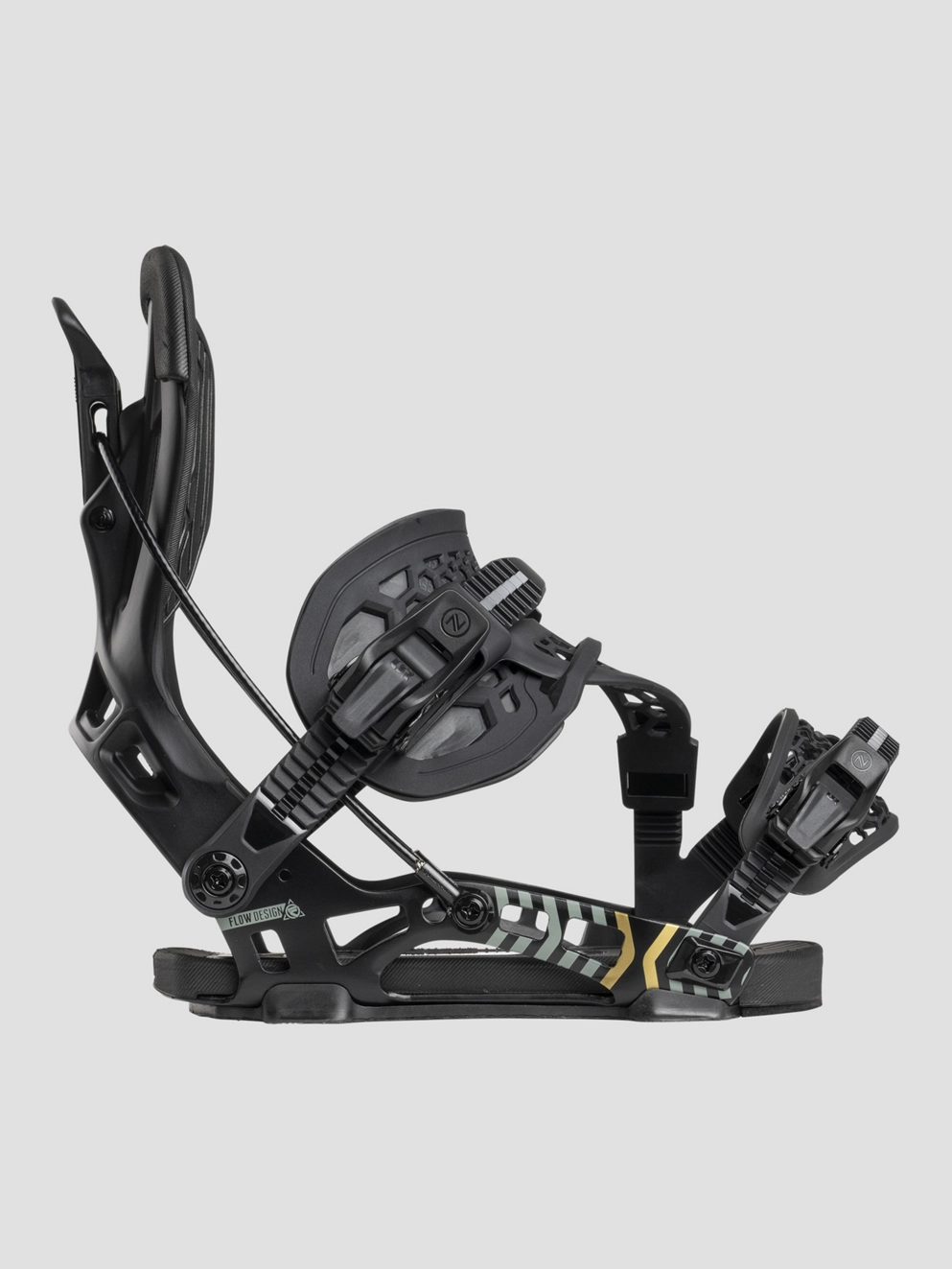 Nidecker Flow Nx2 Hybrid 2025 Snowboard Bindings black