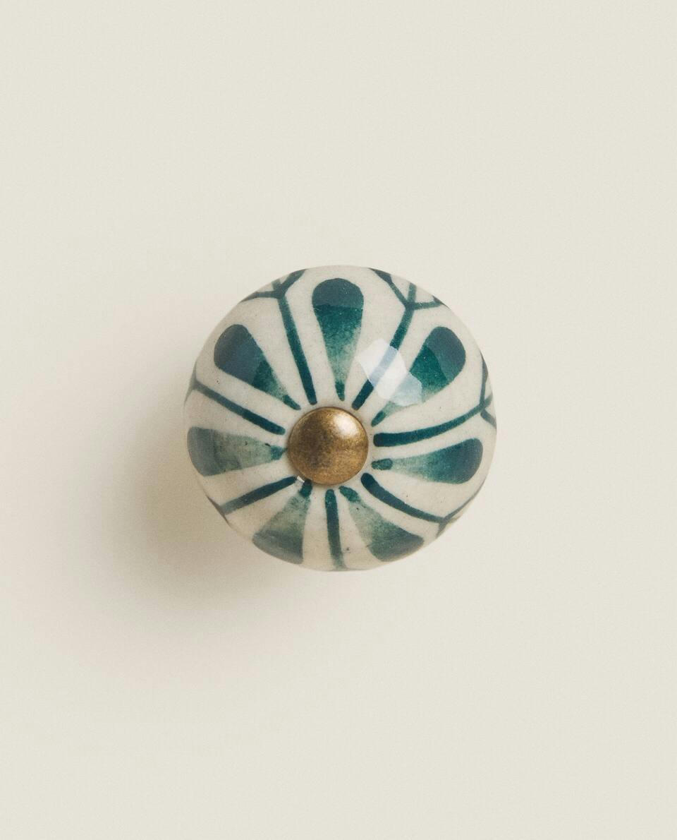 Puxador de porta em formato de flor (pacote com 2)