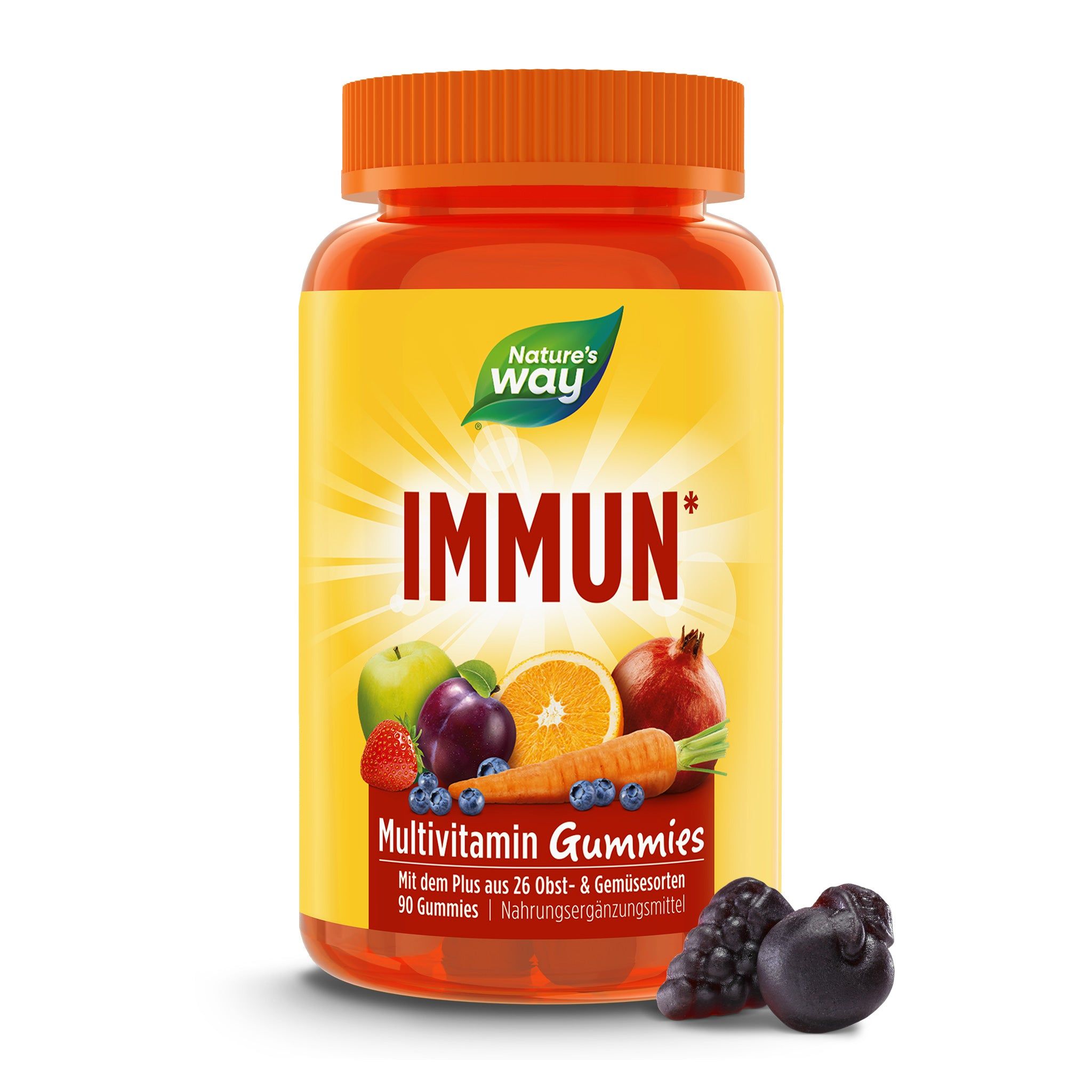 Nature's Way Immun Multivitamin Gummies - Mit Vitamin A, C, D & Zink fürs Immunsystem