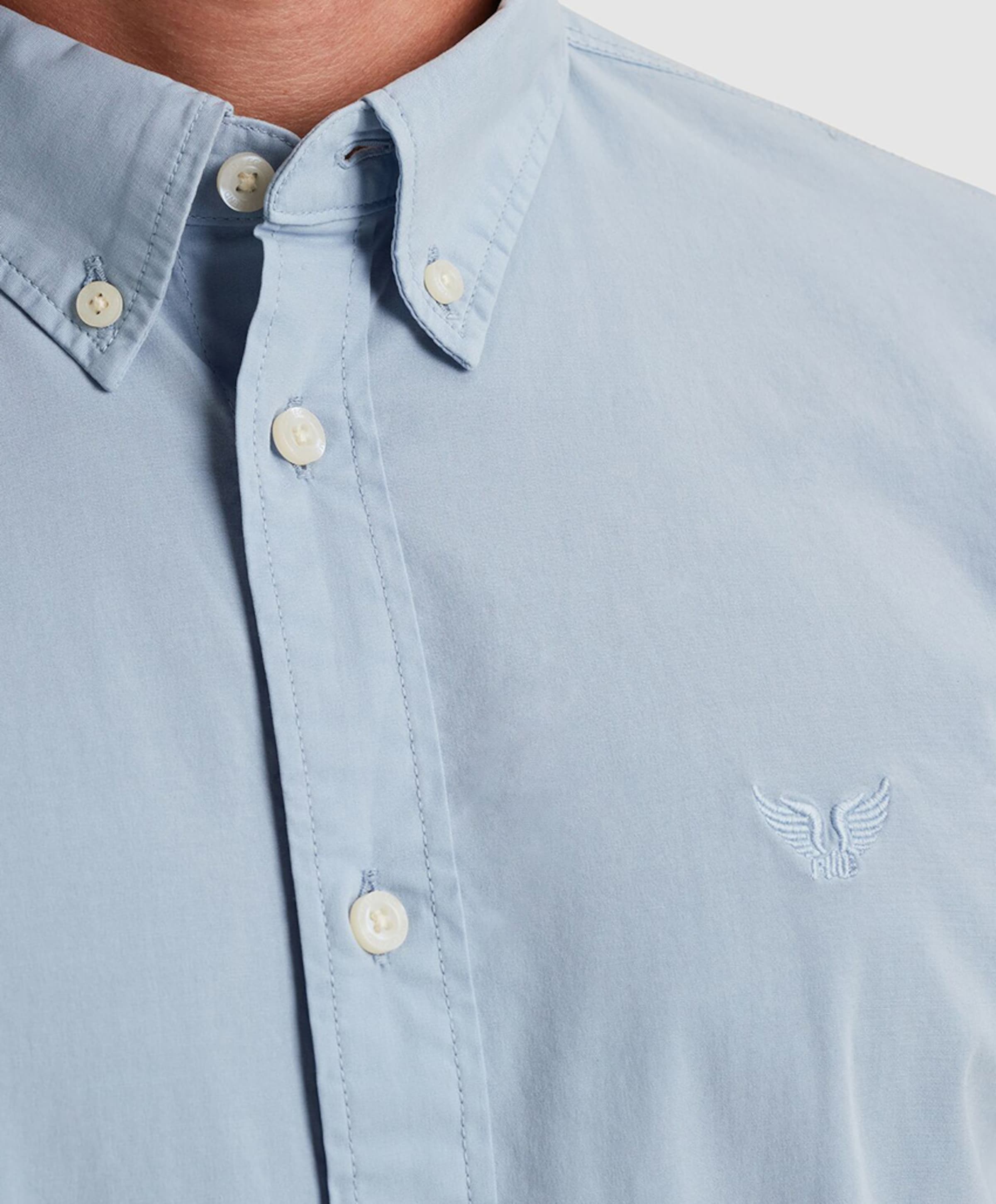 PME Legend Heren overhemd lange mouw blauw